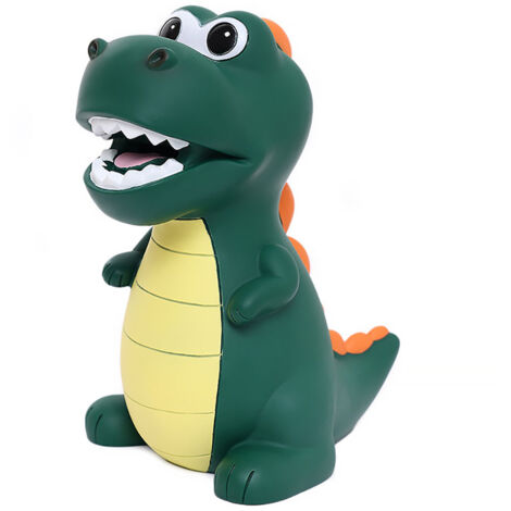 Dinosaurier Spardose Für Kinder – T-Rex Design, Groß, Aus Robustem PVC, Mit Münzschlitz