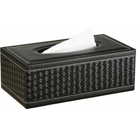 Rechteckige Taschentuchbox aus Leder für Zuhause / Büro / Auto