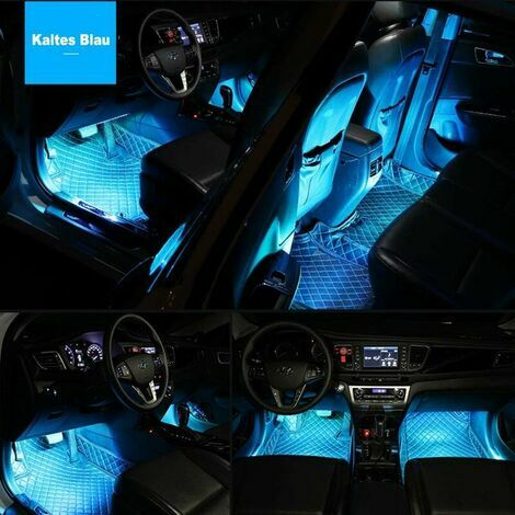 Auto-LED-Innenbeleuchtung, 72 LED-Multicolor-Musik mit Sound