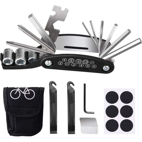 Fahrrad-Werkzeug-Set, 16-in-1-Fahrrad-Reparatur-Werkzeug-Set