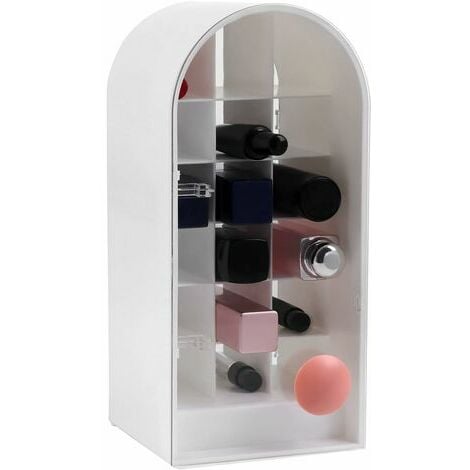Lippenstift-Organizer-Halter mit Deckel Make-up-Organizer-Aufbewahrung mit  18 Fächern Klarer Fall Box Display