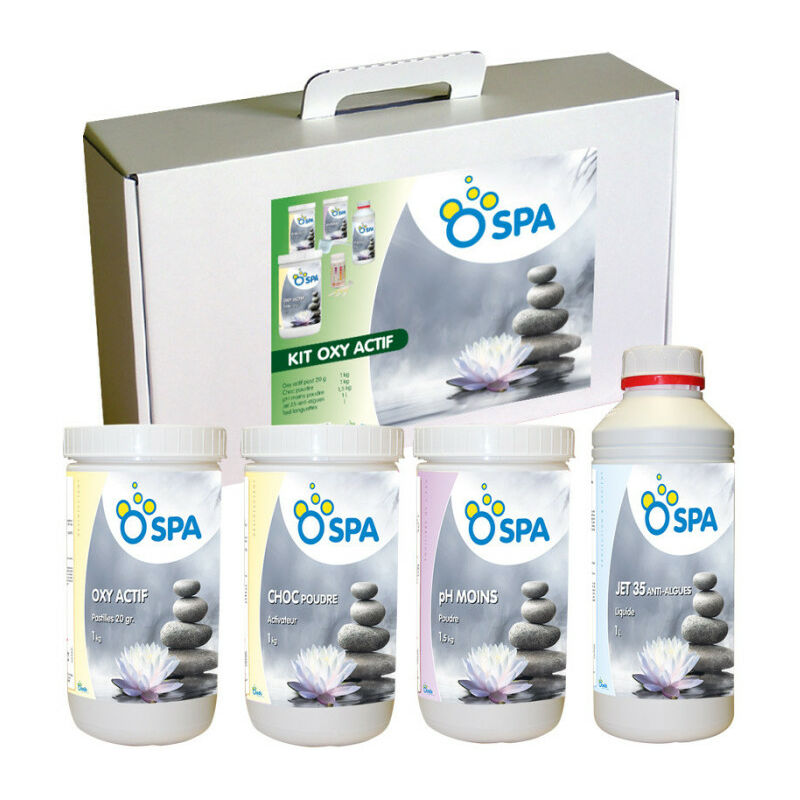 Kit de traitement pour spa gonflable à l'Oxygène Actif, O-Spa