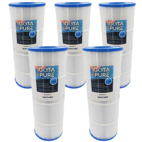 Lot de 5 Filtres piscine WAT480 compatible waterair Escatop (1/4)