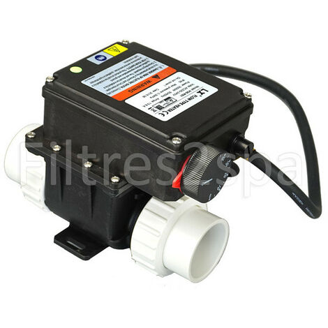 Réchauffeur piscine et spa H30RS1 – Puissance 3 kW – Pour bassin >700 litres – Thermostat réglable jusqu'à 60°C – Élément chauffant Incoloy 800