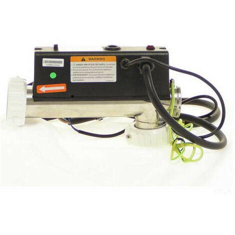 Réchauffeur piscine H30R2 3.0 kW – Volume max 1285L – Résistance Incoloy pour chauffe rapide – Câble pressostat inclus