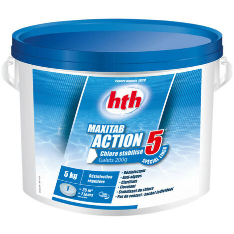 Hth Maxitab Action 5 spécial liner pour piscine