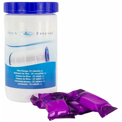 Filter clean - Nettoyant filtre cartouche piscine et spa - AquaFinesse -  AquaFinesse