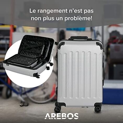 AREBOS Set de valises de voyage Valises à coque dure Set de