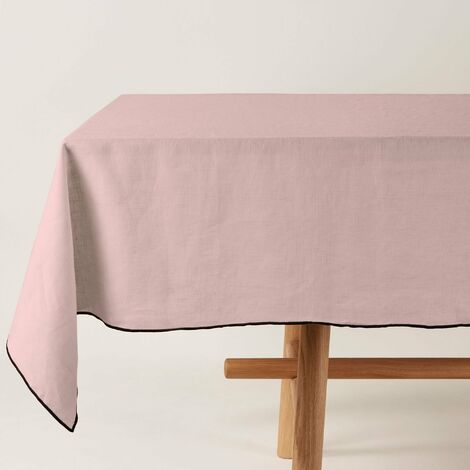 Nappe rectangulaire en Lin lavé légèrement froissé CARLINA (1/5)