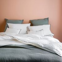 Housse de couette en Lin lavé légèrement froissé CARLINA