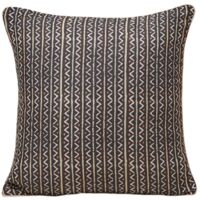 Housse de coussin en Lin imprimé, passepoil en coton MALIA