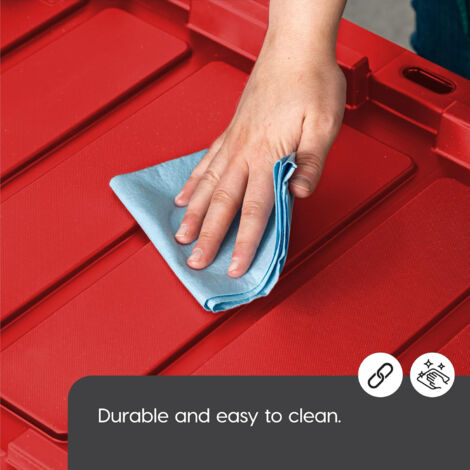 10 Contenitori Iris Ohyama 1,4L Trasparenti - Scatole Impilabili Con Chiusura A Scatto Per Ufficio - Foto 7