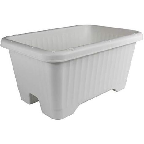Iris Ohyama, Air GemÃ¼setopf 530 Air GemÃ¼setopf mit Wasserablaufsystem fÃ¼r die Gartenarbeit, weiÃŸ