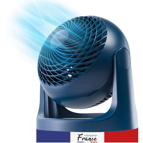 Iris Ohyama Woozoo, 23mÂ², Ventilatore da Tavolo, Ventilatore da Scrivania, Blu, 3 VelocitÃ , Silenzioso, Portatile, Per Camera Da Letto, Soggiorno, Circolatore d'Aria, Raffreddamento, Potente, PCF-HE
