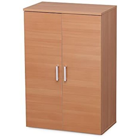 Iris Ohyama, Mobile, Scaffale, Guardaroba, Scarpiera, 6 Scomparti, Modulare, Contiene 18 Paia, Salvaspazio, Ingresso, Camera, Salotto, Ufficio - Shoe cabinet - SR-6035-Marrone Chiaro