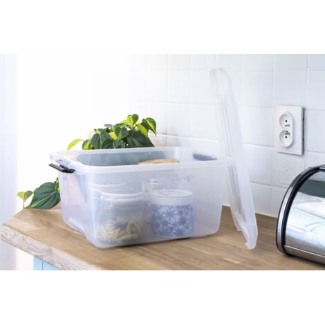 Set Da 8 Scatole Portaoggetti, Contenitori Aperti Senza Coperchio, 14x40x30, Box Bagno E Cucina, Naturale | Leroy Merlin - Foto 9