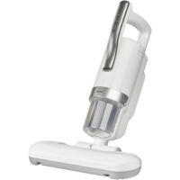 Iris Ohyama, Aspirapolvere antiacaro/allergene, 600 W, tecnologia Cyclone Stream, 14.000 vibrazioni/minuto, Per materassi, divani e altri tessuti - Power Quilt Cleaner IC-FAC4 - Bianco