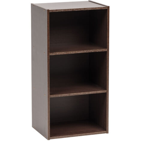 Iris Ohyama, Libreria, Armadietto, Scaffale portaoggetti, Armadietto laterale, 3 ripiani, Design, Solido, Disposizione orizzontale e verticale, Ufficio, Camera da letto, Soggiorno - Module Shelf MDB-3