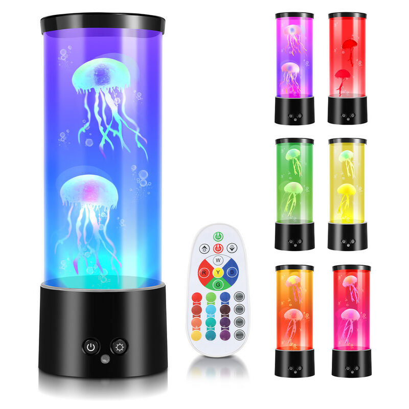 Lampe USB pour aquarium de méduse avec 7 niveaux d'énergie de changement de  couleur