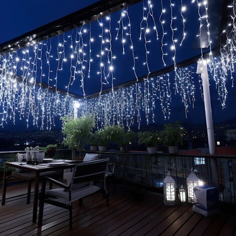 Guirlande Lumineuse Exterieure, 10M Guirlande Guinguette Exterieur avec 25  Ampoules LED & 3 de Rechange, IP44 Imperméable Decoration Extérieur et  Intérieur pour Terrasse, Jardin, Chambre, Salon : : Luminaires et  Éclairage