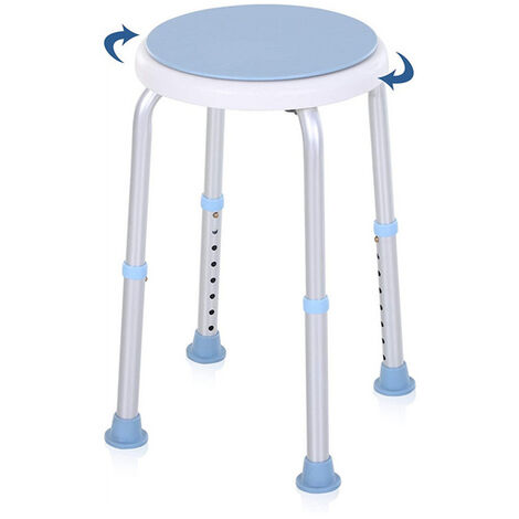 Swiss Aqua Technologies Tabouret de salle de bain PMR, Transparent  (SATSTOLPLASTT) - Livea Sanitaire