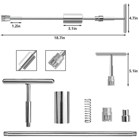 57x outil de débosselage des bosses kit de réparation outil