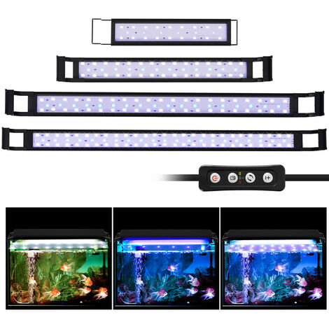 36W Aquarium LED avec minuterie éclairage coquillages, 70-90cm