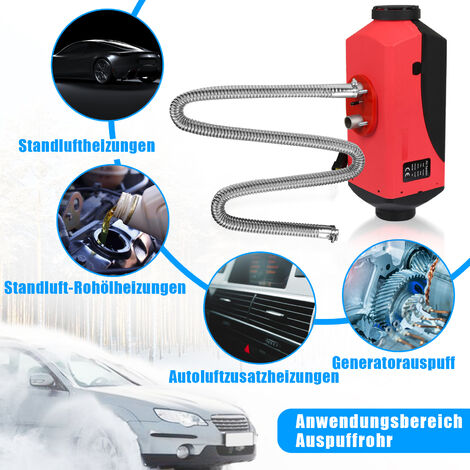 200cm tuyau d'échappement 25mm pinces ensemble en acier inoxydable diesel  chauffage de stationnement tuyau d'échappement