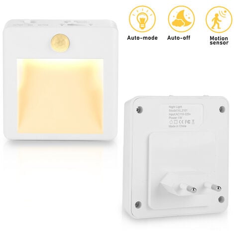 Lampe Murale LED Capteur de Mouvement sans Fil pour Intérieur, Veilleuse  Décorative avec Détecteur de chargement USB magnétique Jaune Chaud, 6  paquets