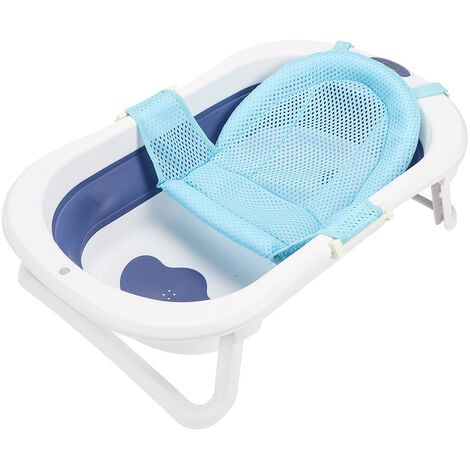 Baignoire bebe pliable de 50 L transat de bain pour bebe incl ergonomique &  peu encombrant