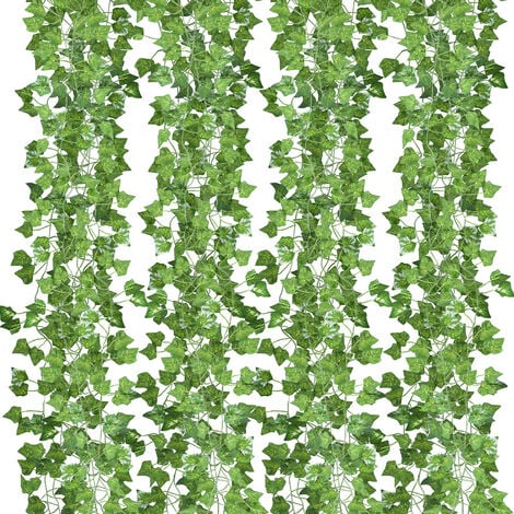 Randaco Lierre Artificielle Plantes Guirlande Vigne 12 Pcs 2.4m Exterieur  Décoration pour Célébration, Mariage