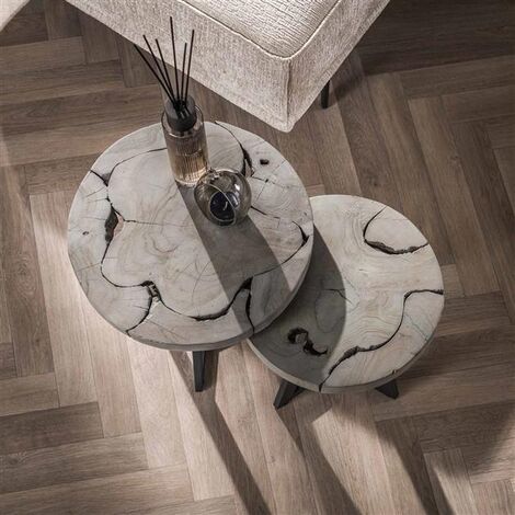 Industrial Side Table Frank set of 2