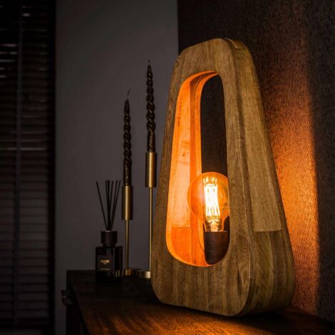 Modern Table Lamp Arch Wood S