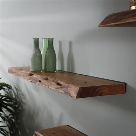 Wall shelf Dolman 120 cm Solid Acacia Wood (1/5)