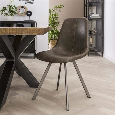 Modern dining chair Kendal Taupe