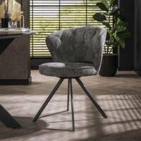Industrial Dining Chair Dion Anthracite