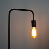 Modern Floor Lamp Cali U-form - Black