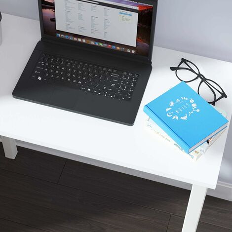 soges Schreibtisch Computertisch Klassischer PC Tisch Bürotisch Arbeitstisch Esstisch für Home Office