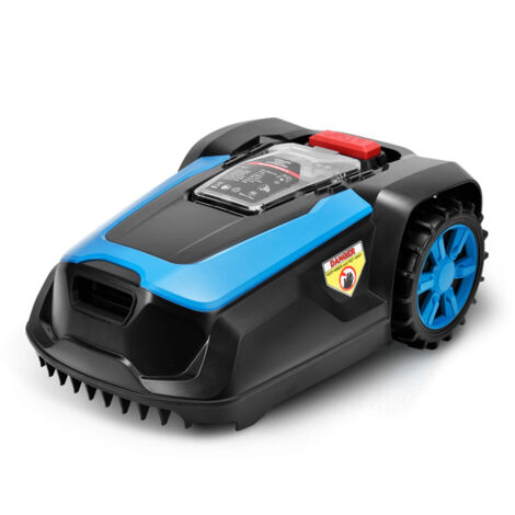 Soges X3 Automatischer Rasenroboter, 20 V, 4,0 Ah, Akkubetrieben, Selbstaufladend, Bluetooth-WLAN-Verbindung, Mäht bis zu 1/4 Acre,1000 m²