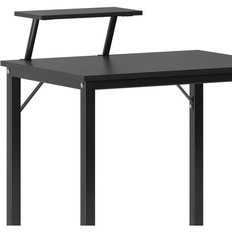 SogesHome Computertisch 100 cm Schreibtisch Arbeitstisch mit Speicherplatine Bürotisch für PC und Laptop aus Holz und Metall
