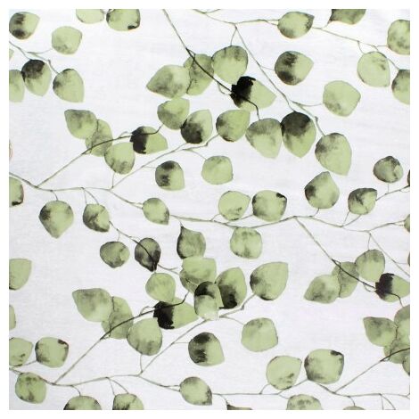 Tovaglia rettangolare gomma verde foglie impermeabile pvc antimacchia  140x250 cm.