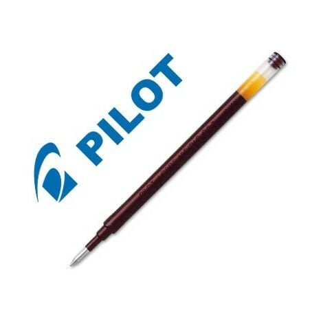 Pilot Ricariche per penne a gel G2 07, in set da 10 pezzi, di colore nero