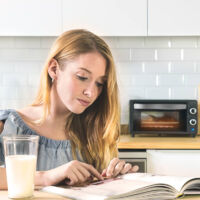 Forno elettrico da tavolo bake\u0026toast 450, potenza 1000w, capacidad 10l,  temperatura fino a 230ºc, tempo fino