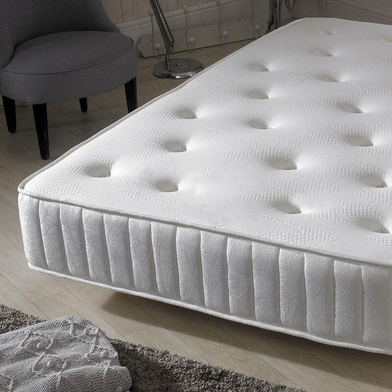 1500 Pocket Spring Orthopaedic Memory Foam Mattress / Soft / 2FT6 Size