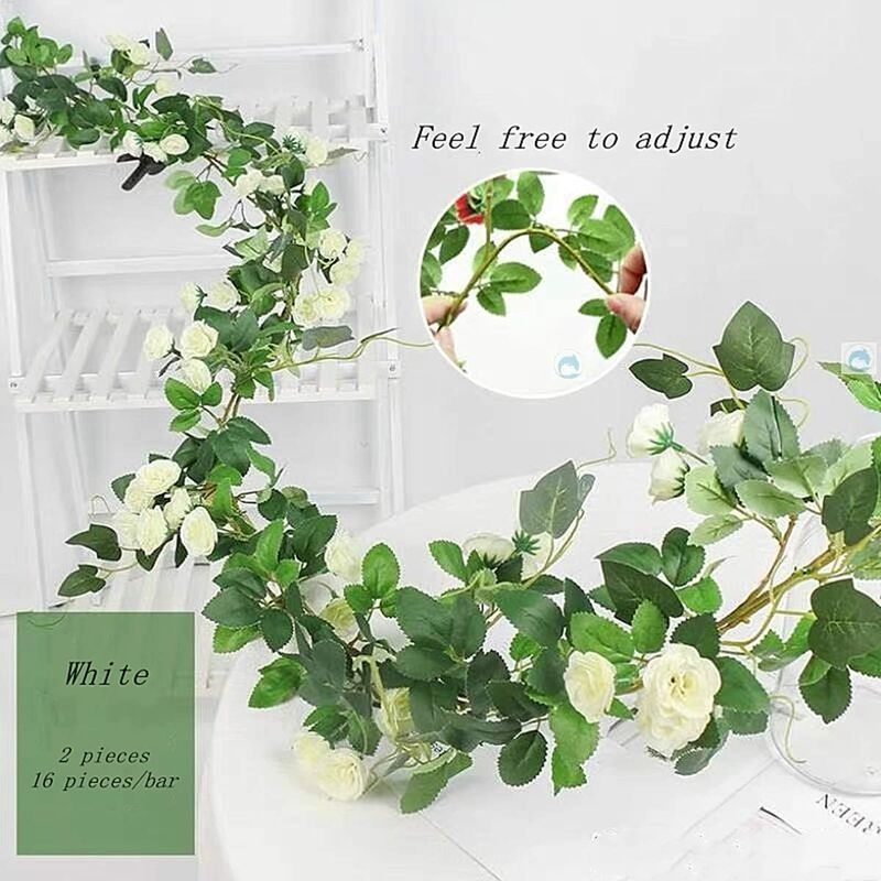 Bulk Rose Leaves Artificial Greenery Fake Rose Flower Leaves for DIY  Wedding Bouquets Centerpieces Party Decorations Rose Vine Wreath Garlands  Supplies - 200pcs 