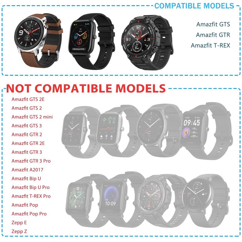 Amazfit gtr vs discount gts vs t rex