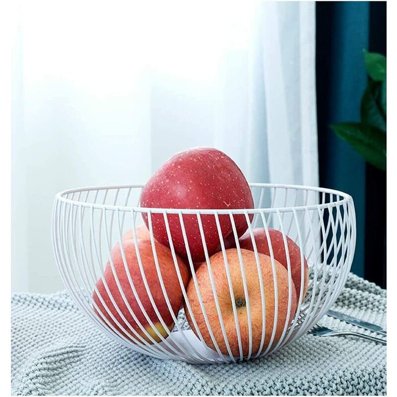 1pc Fruit And Vegetable Basket, Fruit And Vegetable Fresh Keeping, Wall  Mounted Storage Baskets, Kitchen Storage Metal Wire Fruit Basket, Space  Savin