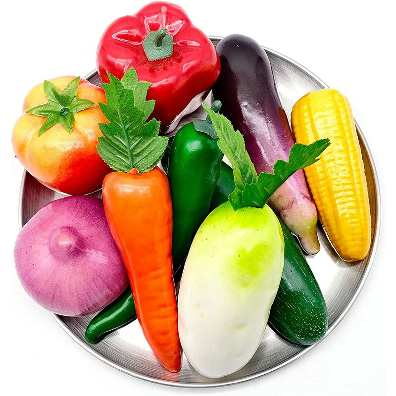 10Pcs Mini Artificial Vegetables Fake Fruits Lifelike Foam Home Decoration  Props | eBay