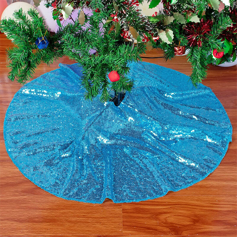 Light blue 2024 tree skirt