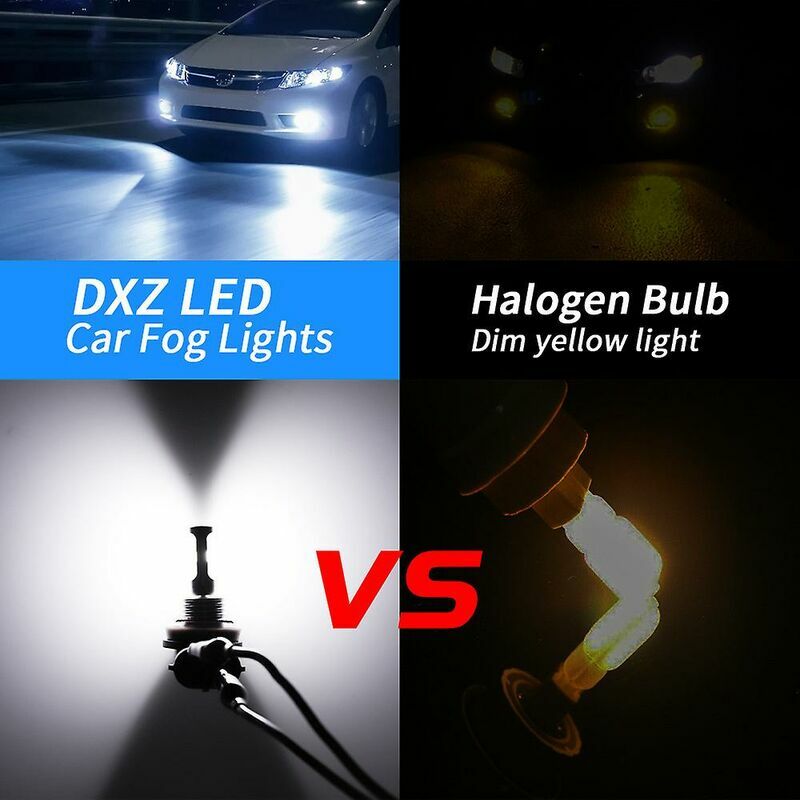 Car Led Headlight H7 3030 12smd Led Fog Light Car Bulb Headlight H4